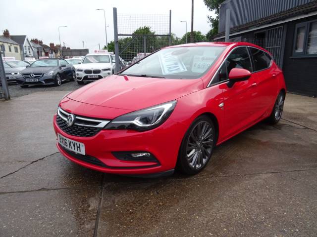 Vauxhall Astra 1.6 CDTi Bi-Turbo 16V 160 Elite Nav 5dr FULL LEATHER Hatchback Diesel Red