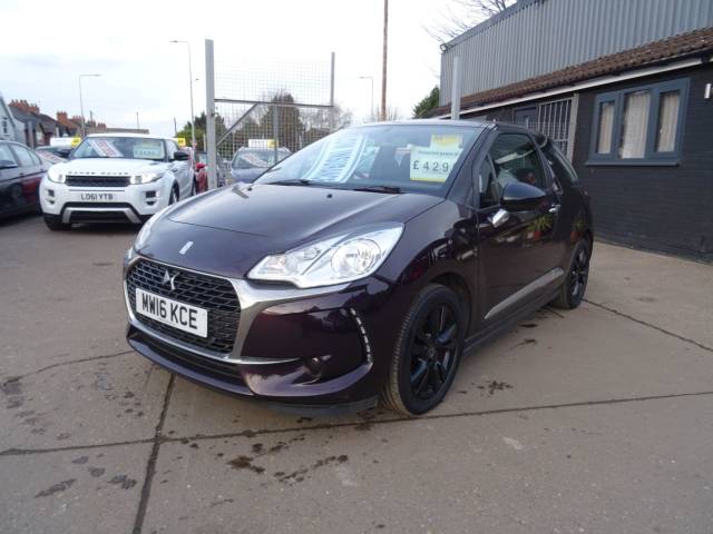 Ds Ds 3 1.2 PureTech 82 Chic 3dr Hatchback Petrol Mauve/purple