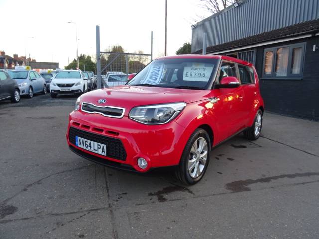 Kia Soul 1.6 CRDi Connect 5dr Auto Finance Available Hatchback Diesel Red