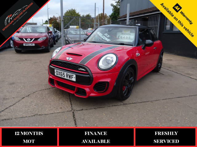 Mini Hatchback 2.0 John Cooper Works 3dr WARRANTY Hatchback Petrol Red