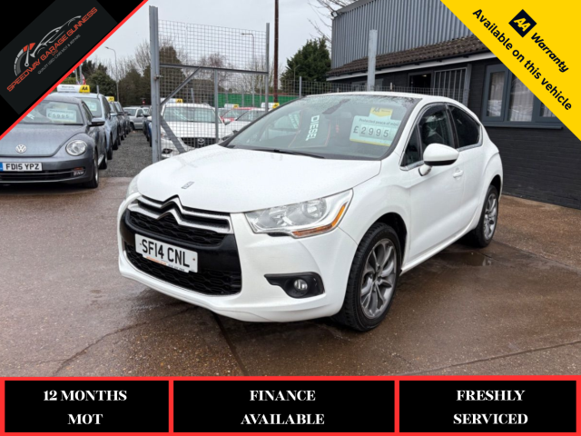 Citroen DS4 1.6 e-HDi 115 DStyle 5dr LOW ROAD TAX Hatchback Diesel White